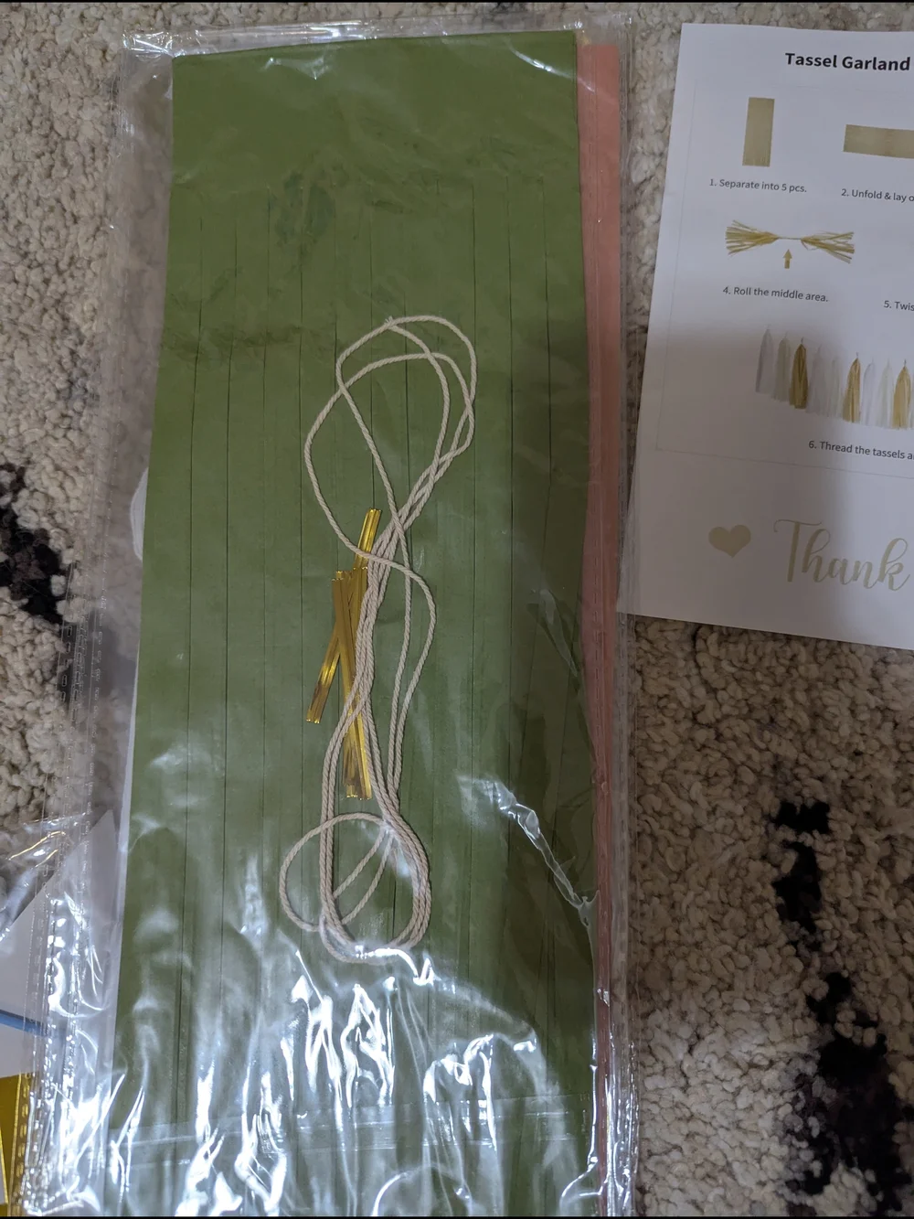 Happy Birthday Banner And Tassel Kit